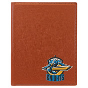 GFT973 - 7" x 9" Basketball Laserable Leatherette Small Portfolio with Notepad