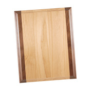 GAP79  7" x 9" Genuine Red Alder and Walnut Plaque