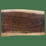 GFT2321 - 20" x 12" Black Walnut Cutting and Charcuterie Board