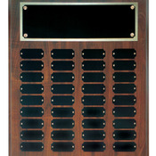 CPP36 Cherry Finish Perpetual Plaque with 36 Plates