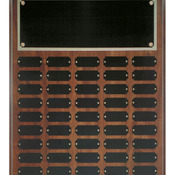 CPP45 Cherry Finish Perpetual Plaque with 45 Plates