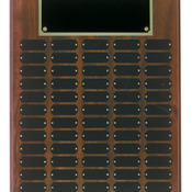 CPP60 Cherry Finish Perpetual Plaque with 60 Plates