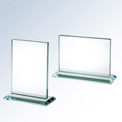 ZG1257 - 7" x 5" JADE GLASS AWARD 
