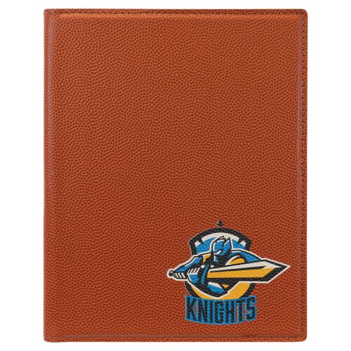 GFT973 - 7" x 9" Basketball Laserable Leatherette Small Portfolio with Notepad Thumbnail