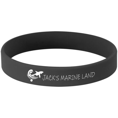 SWB101 - 3 3/4" Black/White Laserable Bracelet Thumbnail