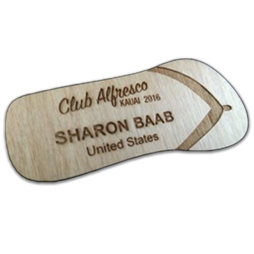 Arch Nametag, engraved WOOD, engraved logo or no logo BADGE-WOOD-ENGR-LOGO Nametag, engraved WOOD, engraved logo or no logo Thumbnail