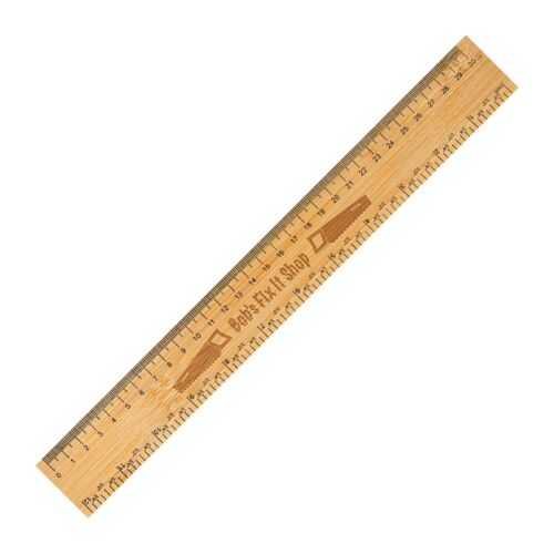 JDS GFT053  12" Bamboo Ruler  GFT053 GFT053  12" Bamboo Ruler  Thumbnail