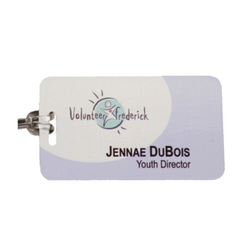 JDS 523-60  2-Sided Gloss Aluminum Bag Tag 523-60 523-60  2-Sided Gloss Aluminum Bag Tag Thumbnail