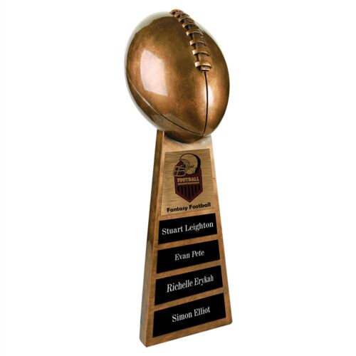 JDS FTB102 15" Antique Gold Football Award FTB102 FTB102 15" Antique Gold Football Award Thumbnail