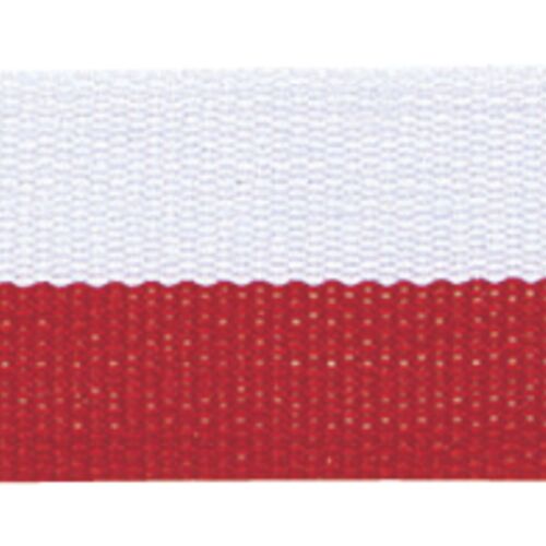 JDS R121-6RW - 1 1/2" Red/White Neck Ribbon with Snap Clip R121-6RW R121-6RW - 1 1/2" Red/White Neck Ribbon with Snap Clip Thumbnail