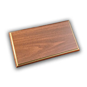 ARC-2401 5x10" Walnut Vinyl w/ Gold Trim