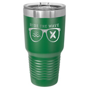 LTM7365 - Polar Camel 30 oz. Green Insulated Ringneck Tumbler with Slider Lid