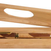 CS205  Maple & Rosewood Finish Magnetic Pen Case 