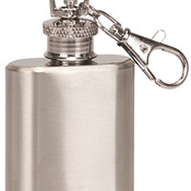1 oz. Stainless Steel Flask Keychain FSK101