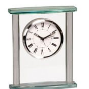 GCK003  Square Glass Clock with Top 