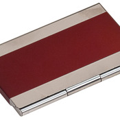 GFT126  Red Metal Business Card Holder 