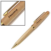 LPC203M  Maple Pencil with Gold Trim 