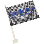 SBL046  2-Sided Car Flag with Pole