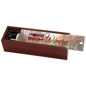 WBX51  Rosewood Finish Single Wine Presentation Box