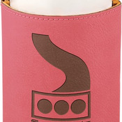 GFT377 Pink Leatherette Beverage Holder