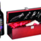 WBX01  Rosewood Piano Finish Single Wine Box with Tools 