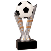 FFR104   6-1/2" Fanfare Resin Soccer Trophy