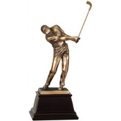 GSN03   8-3/4" Bronze Golf Swing 2 Resin Male