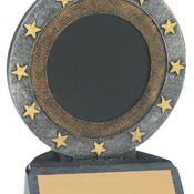 R602   4-1/2" All Star Resin Generic Trophy, with a 2" Engravable Insert