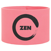 GFT757-9 1/2" x 2" Pink Laserable Leatherette Cuff Bracelet