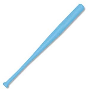 18 Personalized Bat Light Blue