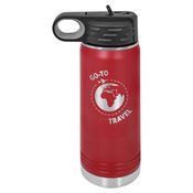 LWB113 - 20 oz. Maroon Polar Camel Water Bottle
