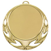 HR933 - 2 3/4" Open Wreath 2" Insert Holder Medal (Gold, Silver, Bronze)