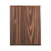 WFC - Walnut Finish Plaque with Cove Edge