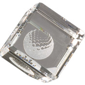 CRY048M - 2" x 2" Crystal Cube