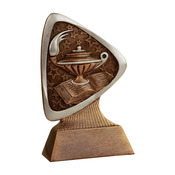 TRD107 5-1/2" Triad Resin Lamp of Knowledge Trophy