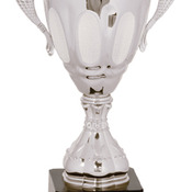 CMC701S - 11" Silver Completed Metal Cup Trophy on Plastic Base