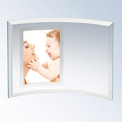 G46SE - 8" x 11", Photo 6" x 4" Curved Glass Picture Frame