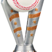 FFR101 6-1/2" Fanfare Resin Baseball Trophy