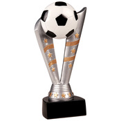 FFR204   8" Fanfare Resin Soccer Trophy