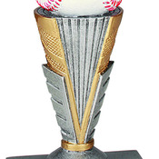 ZNR101 6" Zenith Resin Baseball Trophy