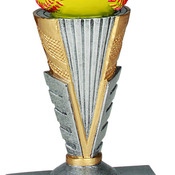 ZNR105   6" Zenith Resin Softball Trophy