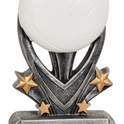 VSR109   5-1/2" Varsity Sport Resin Volleyball Trophy