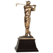GSN02   9-3/4" Bronze Golf Swing Resin Male