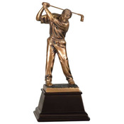 GSN04   9-1/2" Bronze Golf Swing 3 Resin Male