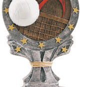R658   6-1/4" All Start Resin Volleyball Trophy