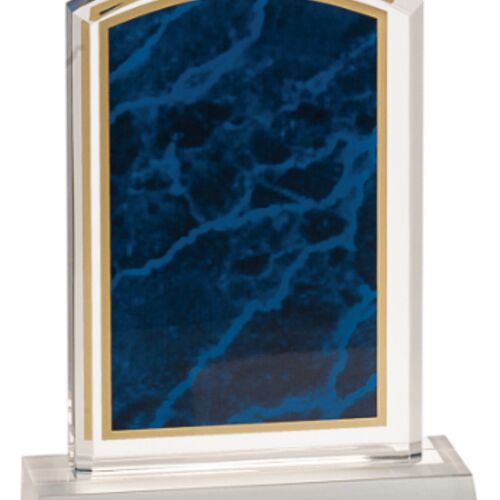 JDS MBL46BM - 4" x 6" Blue Marbleized Acrylic with 5" Base MBL46BM MBL46BM - 4" x 6" Blue Marbleized Acrylic with 5" Base Thumbnail
