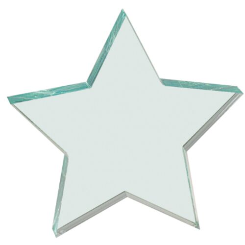 JDS STA5J - 5" x 5" Jade Star Acrylic Paperweight STA5J  STA5J - 5" x 5" Jade Star Acrylic Paperweight Thumbnail