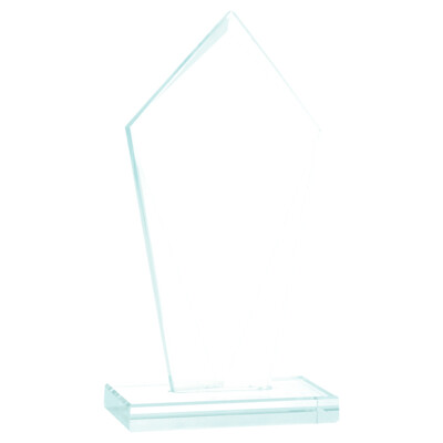 JGS23 -  8 1/2" Diamond Jade Glass Award Thumbnail