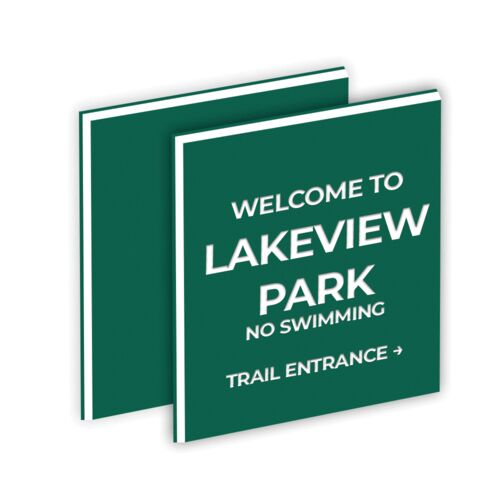 Arch 1/4" Thick Plastic Sign 5.5x7.5x.25-heavyweight-sign 1/4" Thick Plastic Sign Thumbnail