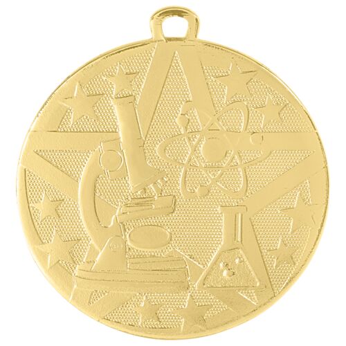 JDS SS513G - 2" Gold Superstar Science Medal SS513G SS513G - 2" Gold Superstar Science Medal Thumbnail